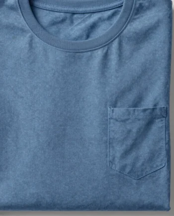 Slate Blue Pocket Crewneck